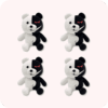 Monokuma Plush 4PCS